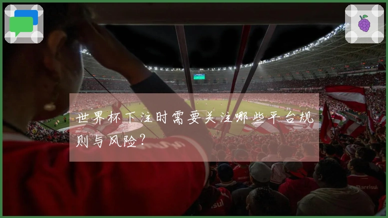 世界杯下注时需要关注哪些平台规则与风险？